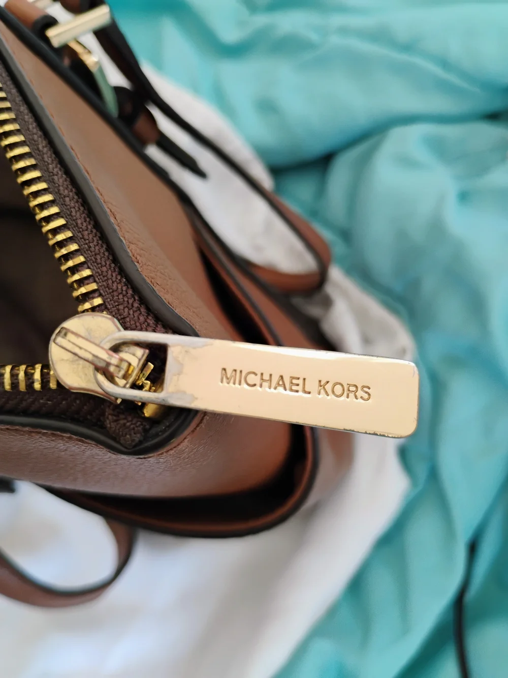 Michael Kors Brown Signature Tote Bag